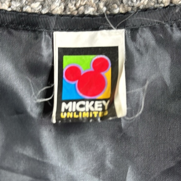 Vintage Mickey Unlimited Mickey Mouse Black Leather Vest M/L - Picture 7 of 8